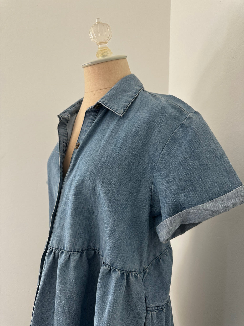 Denim Button Up (Size Medium)