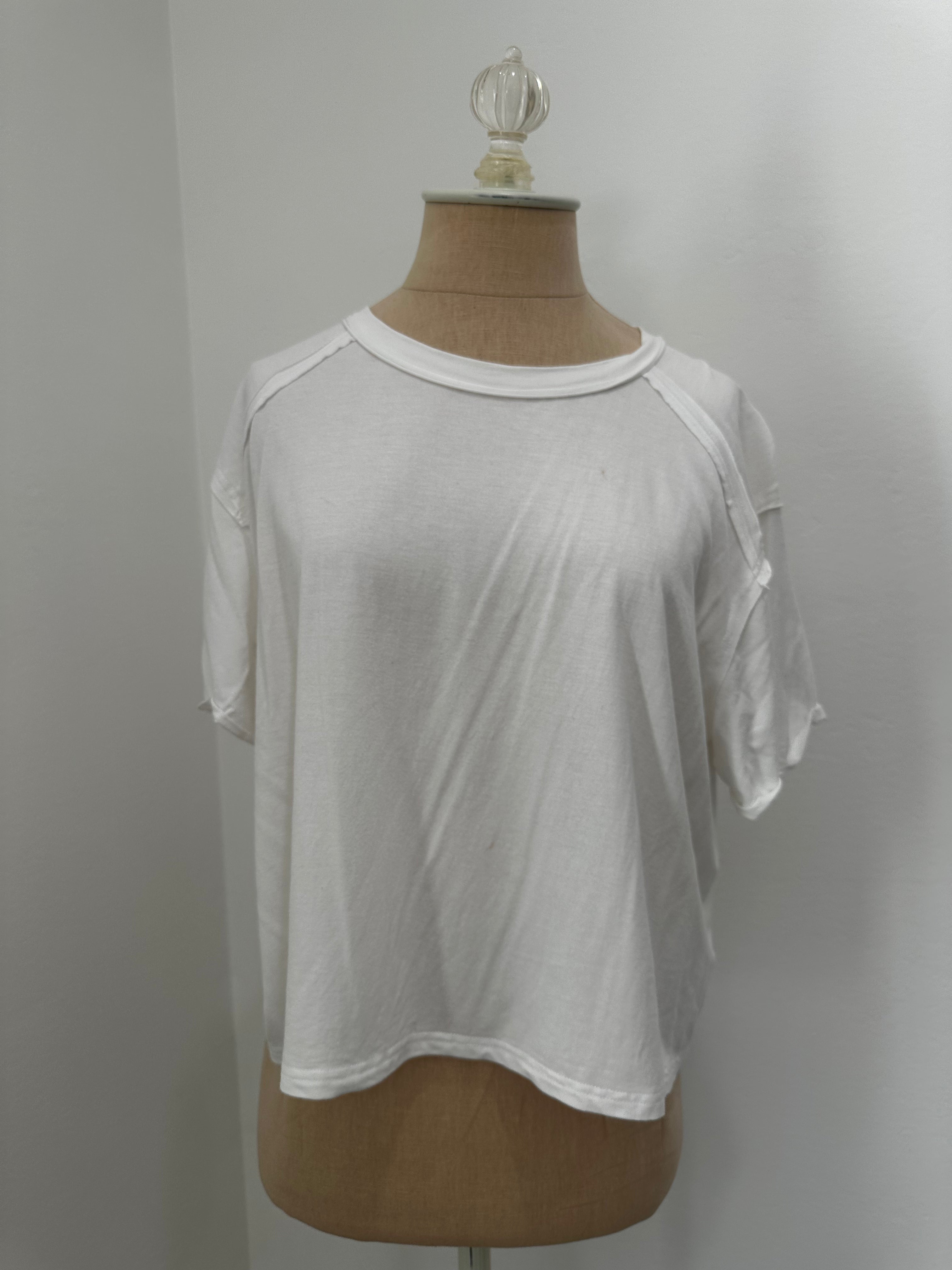 White Tee ( Size Large )