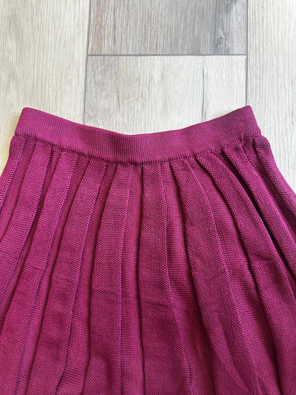 Burgundy Knit Set (Size Medium)