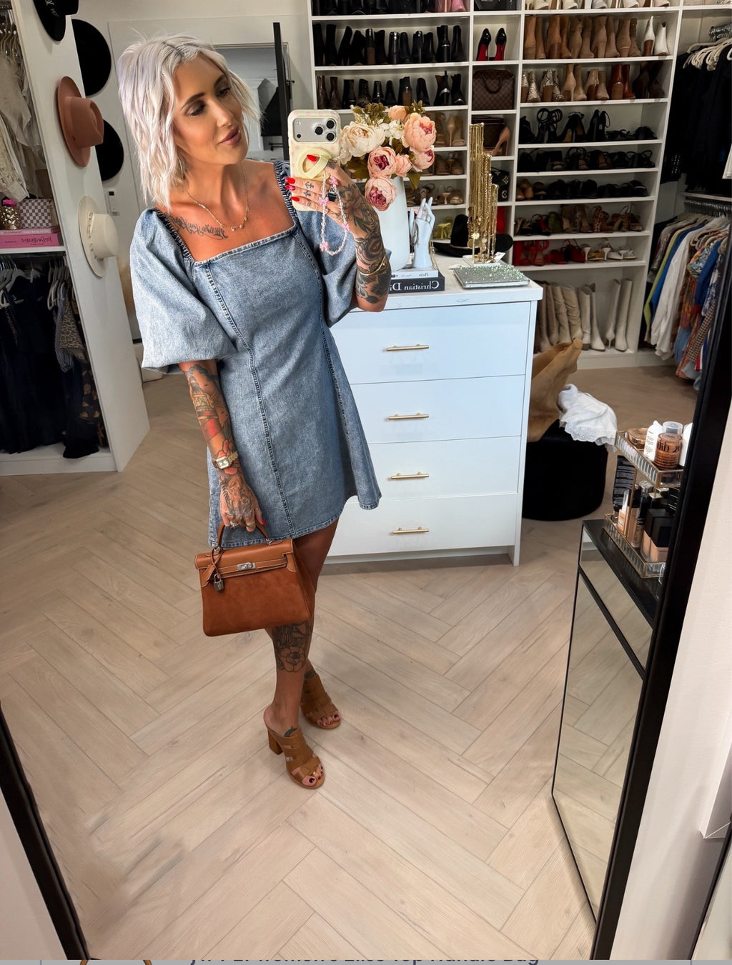 Denim Dress (Size Medium)