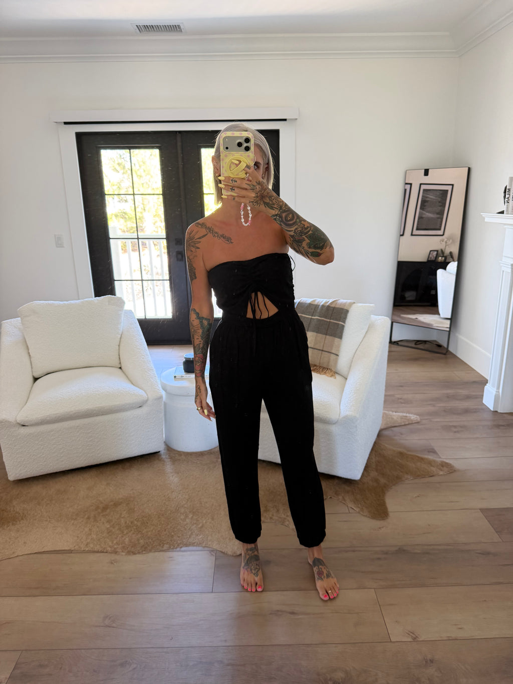 Black Jumpsuit New With Tag (SIze Medium)