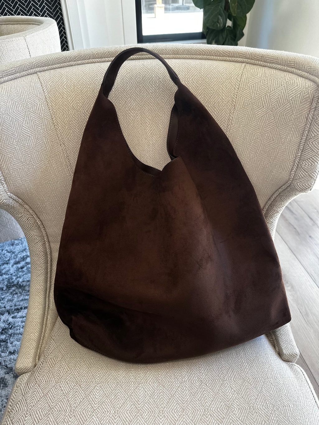 Suede Tote Bag