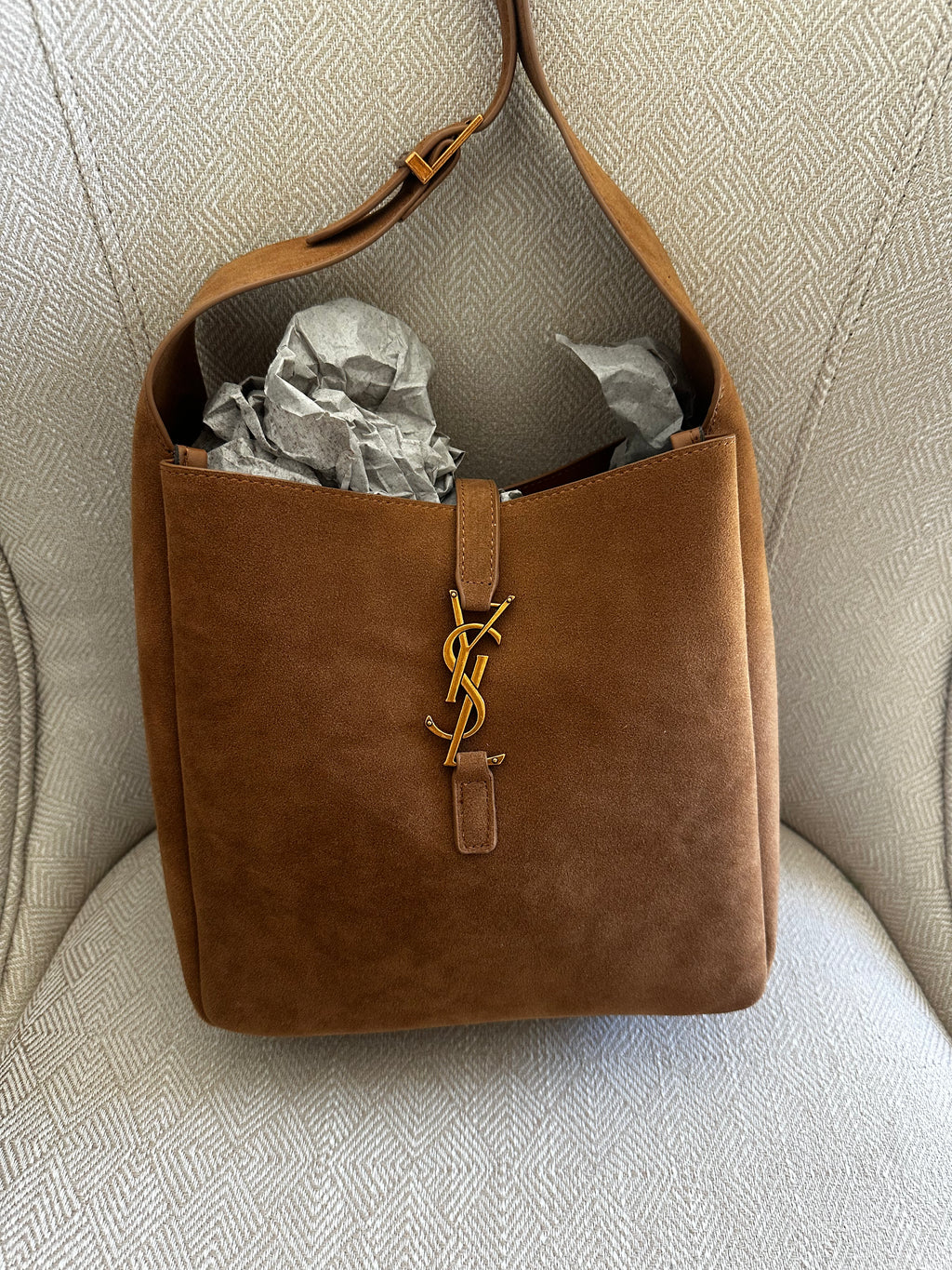 Suede Crossbody Brand Name Inspired