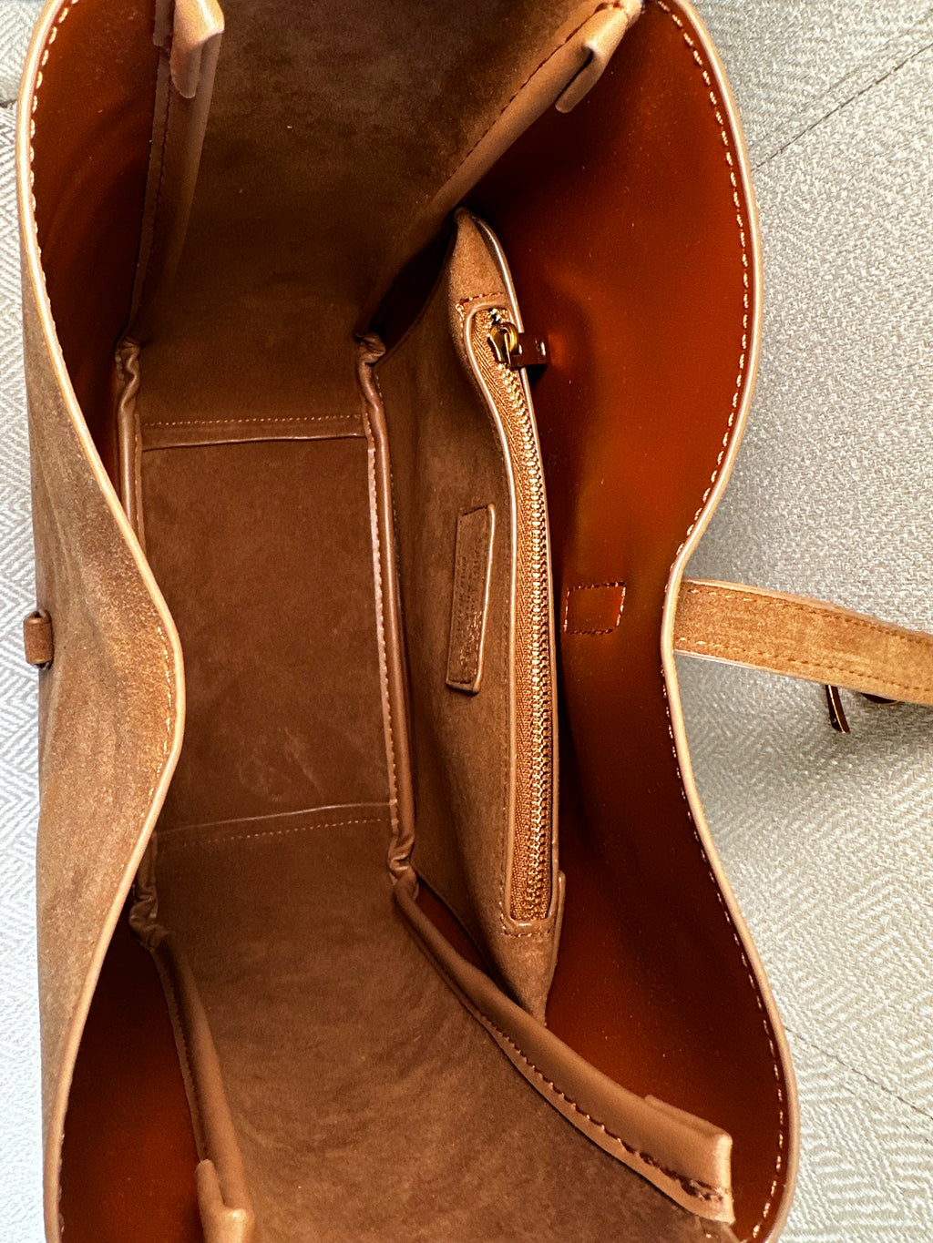 Suede Crossbody Brand Name Inspired