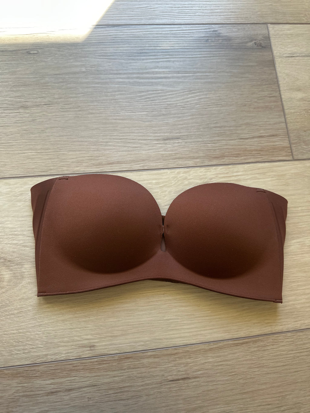 New Brown Strapless Bra (SIze Small)