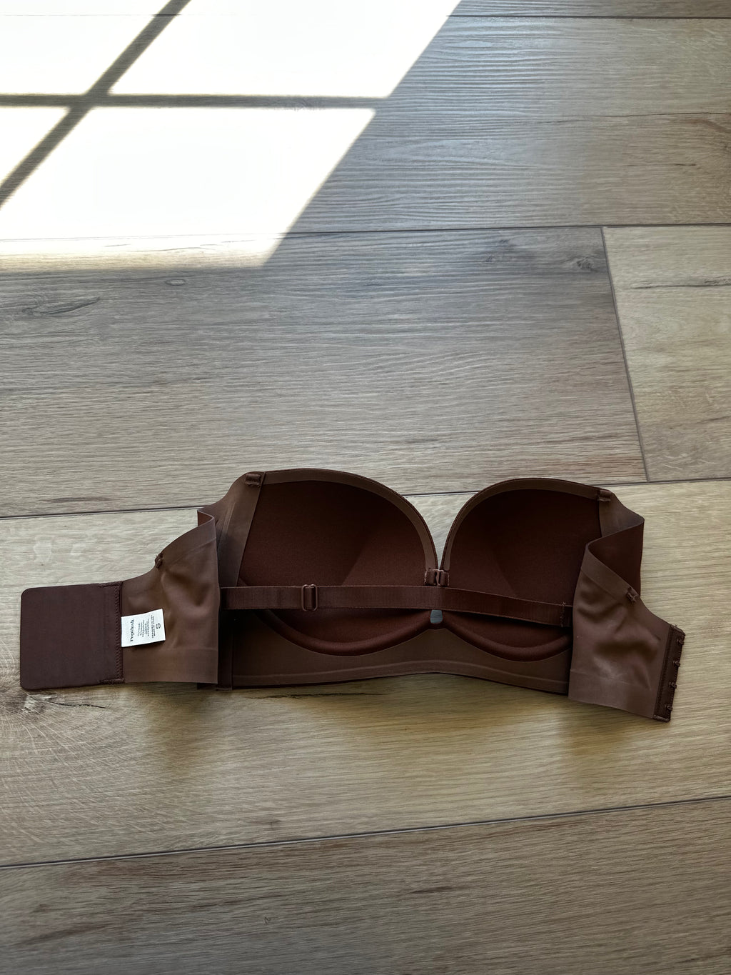 New Brown Strapless Bra (SIze Small)