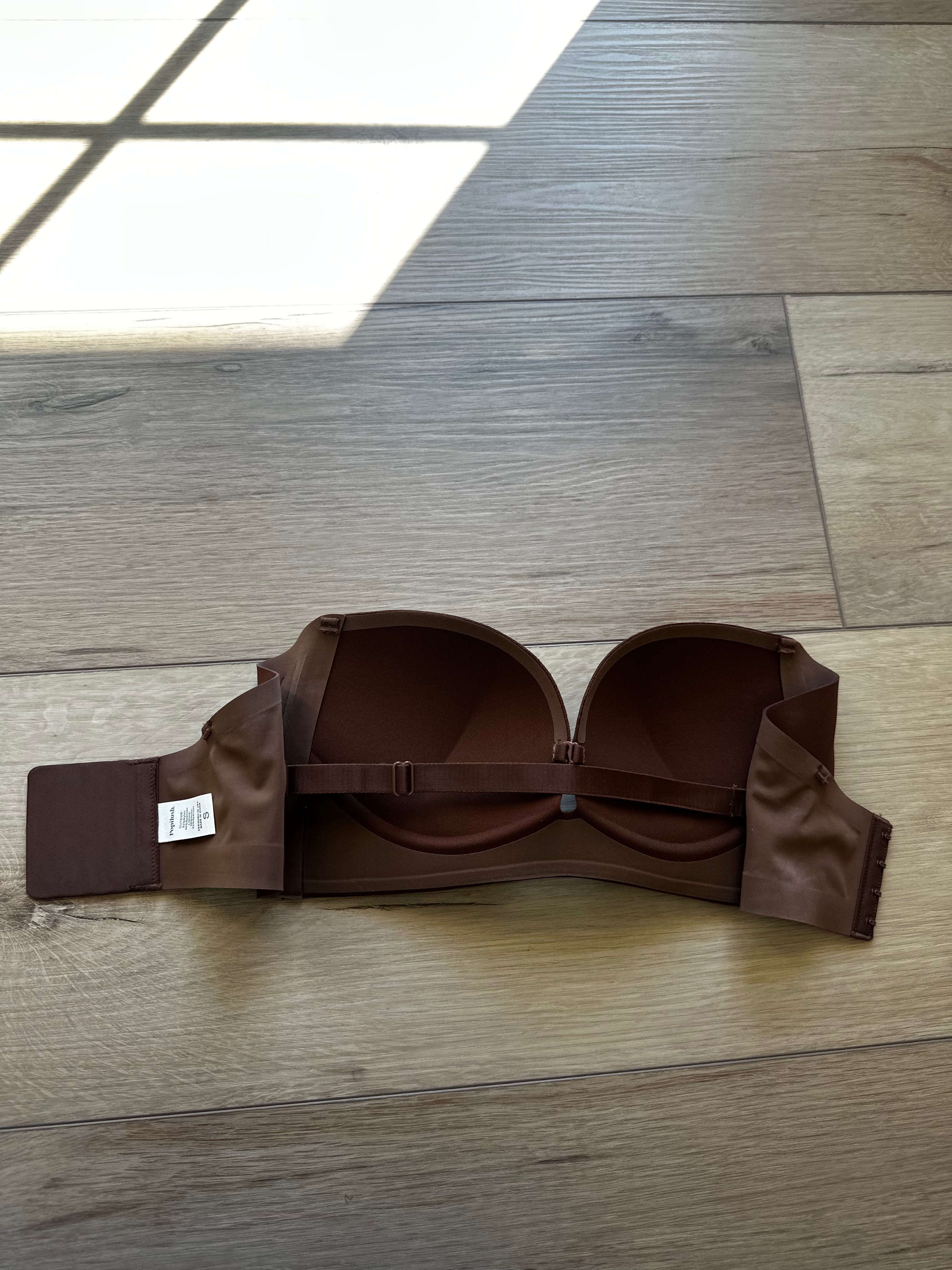 New Brown Strapless Bra (SIze Small)