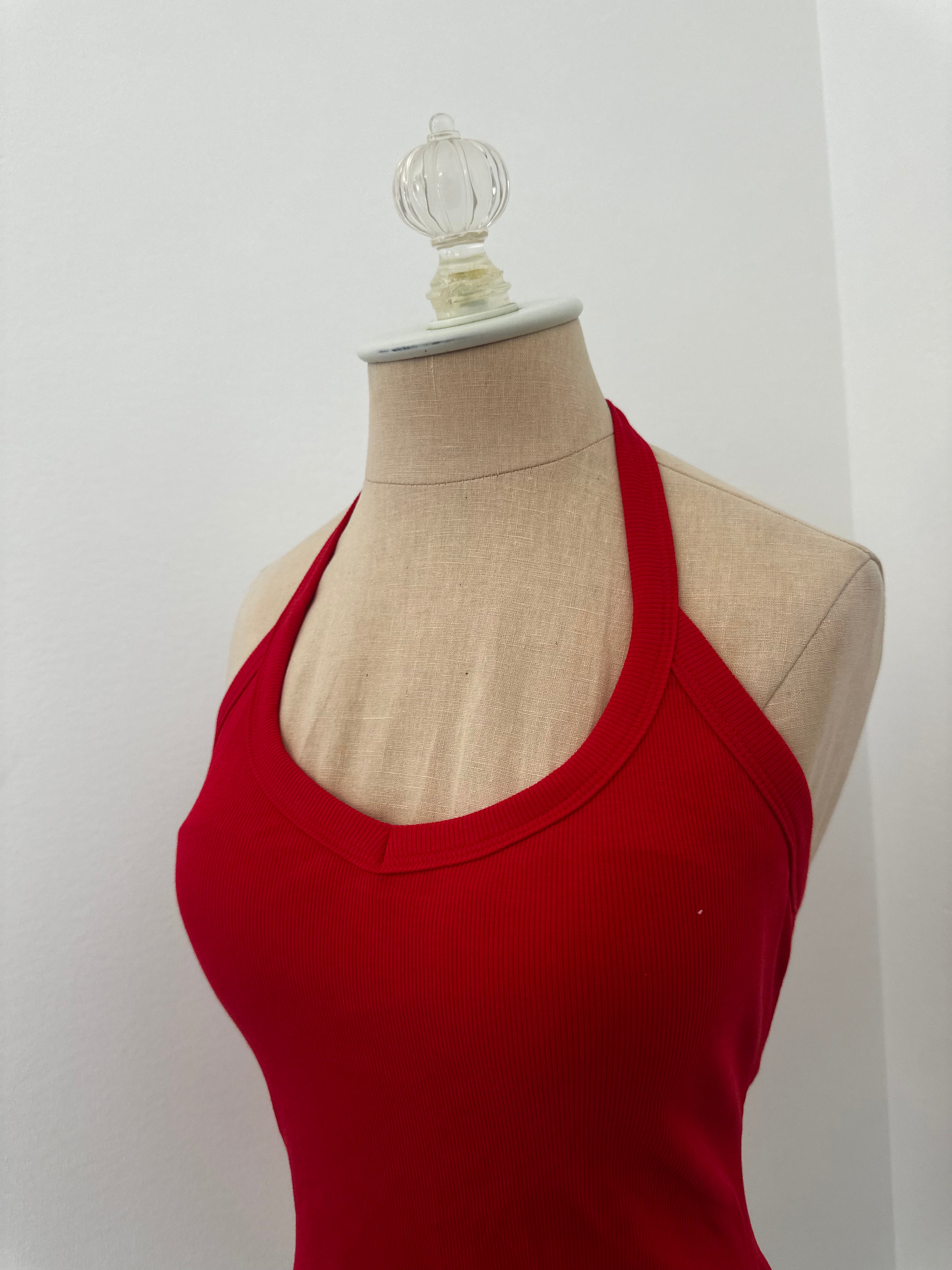 Red Halter Top (SIze Medium)