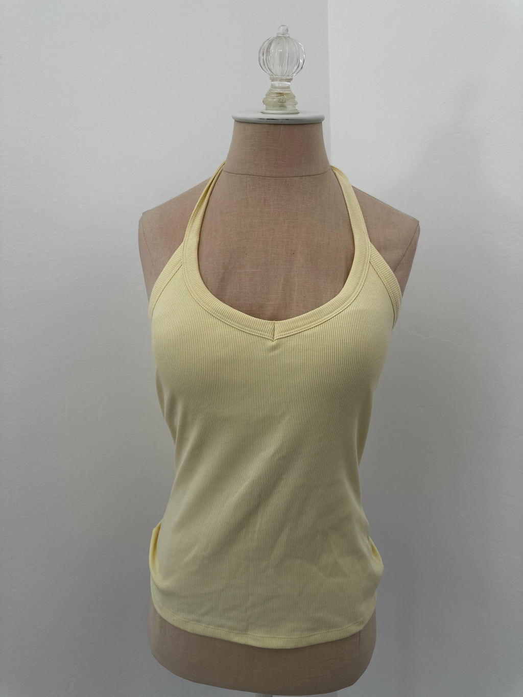 Yellow Halter Top (Size Medium)