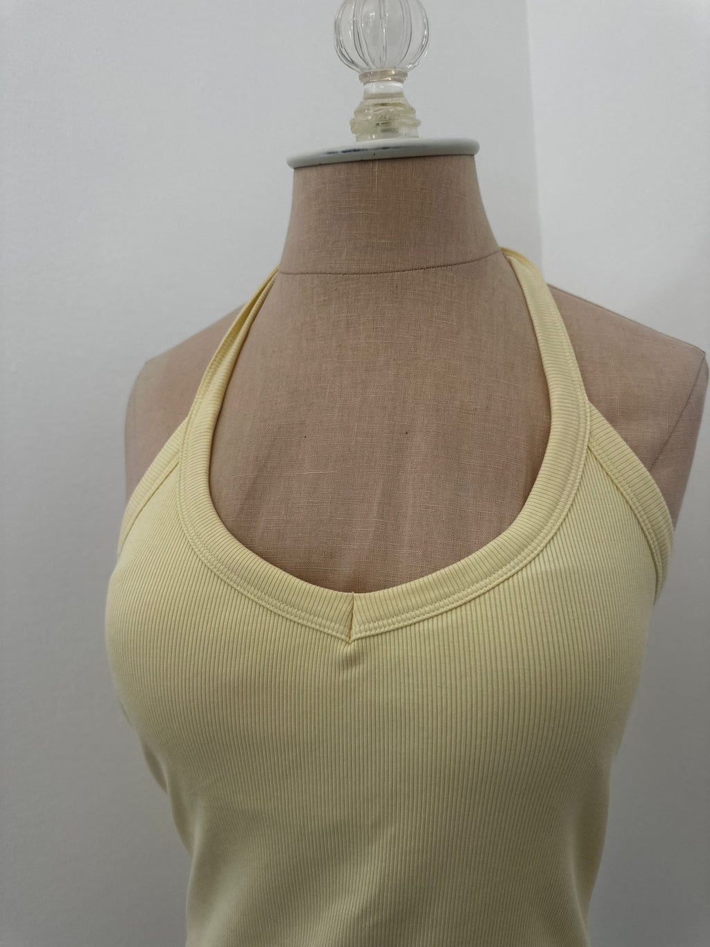Yellow Halter Top (Size Medium)