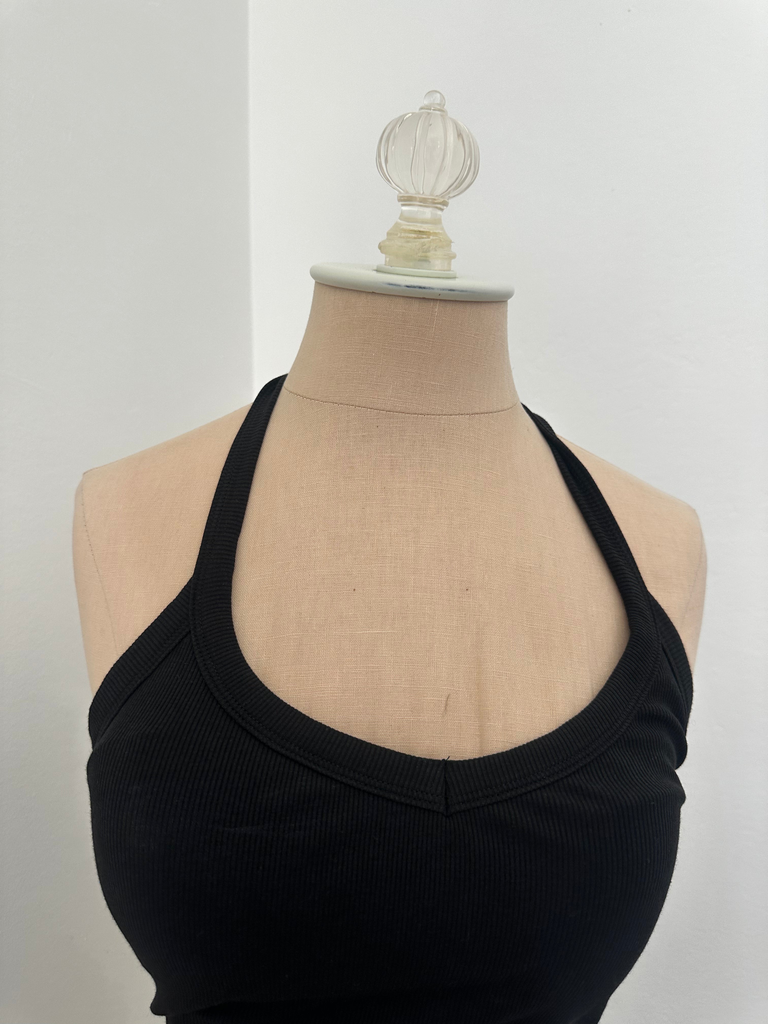 Black Halter Top (SIze Medium)