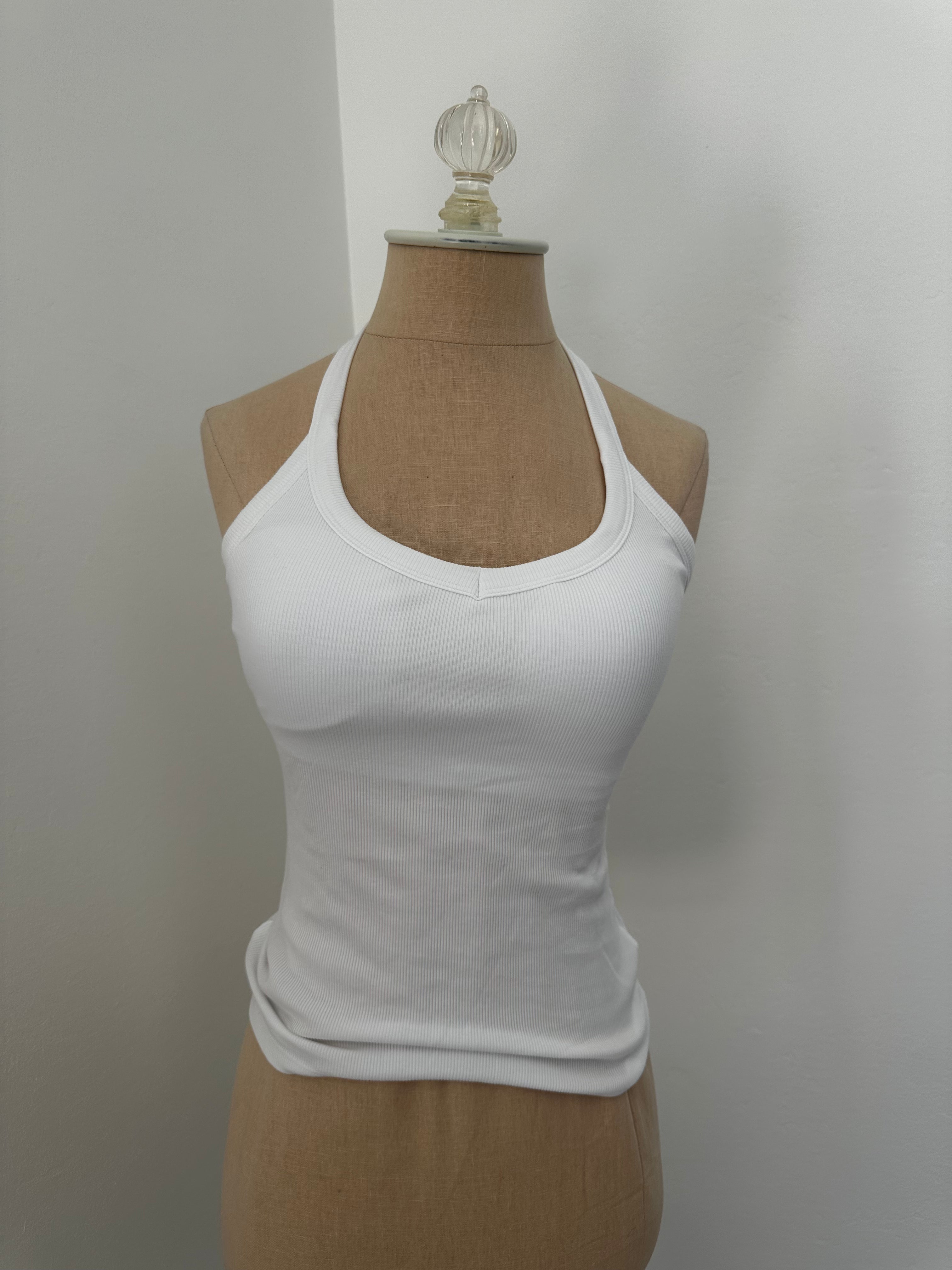 White Halter Top (SIze Medium)