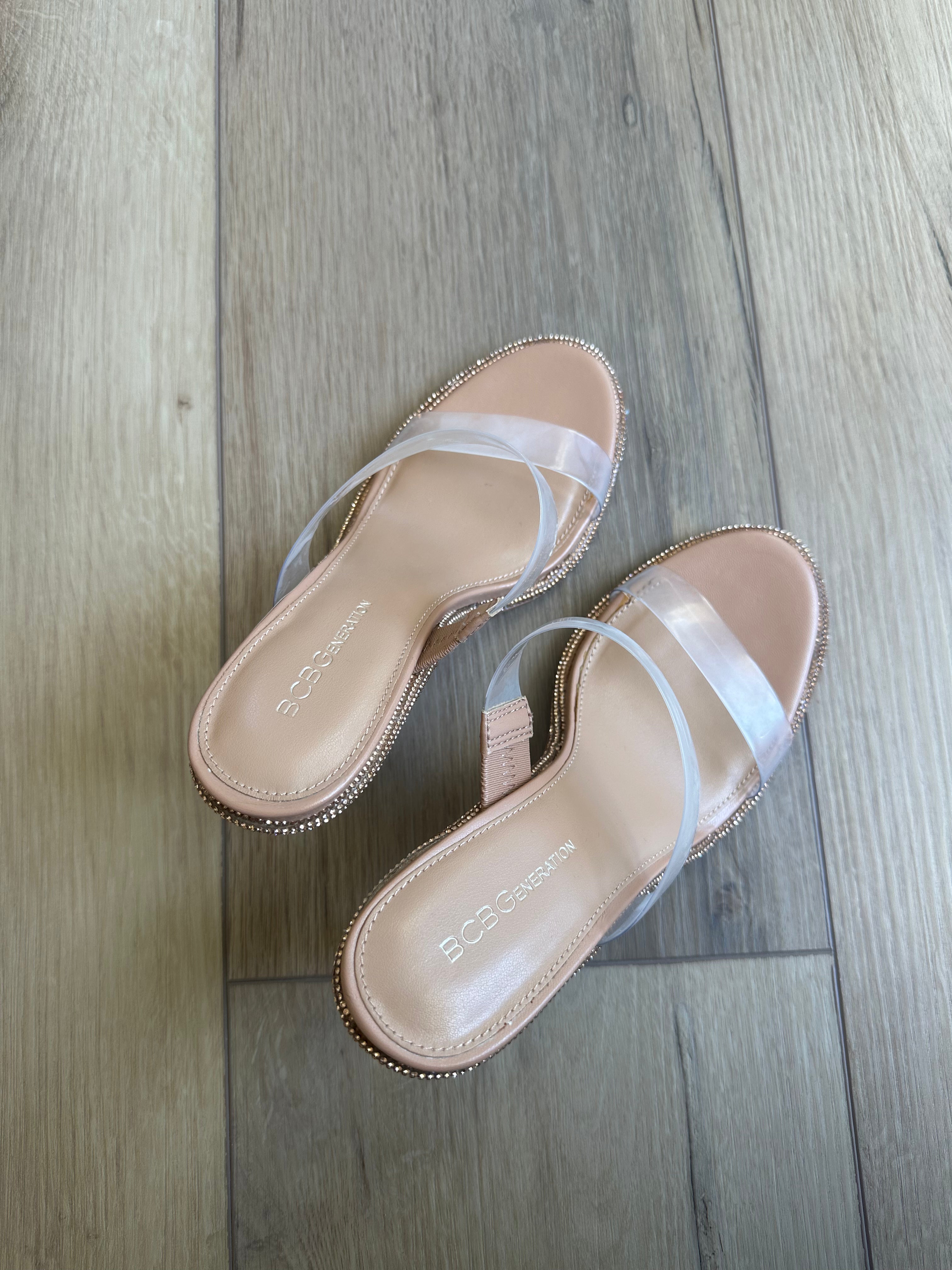 Nude Heels (Size 8 )