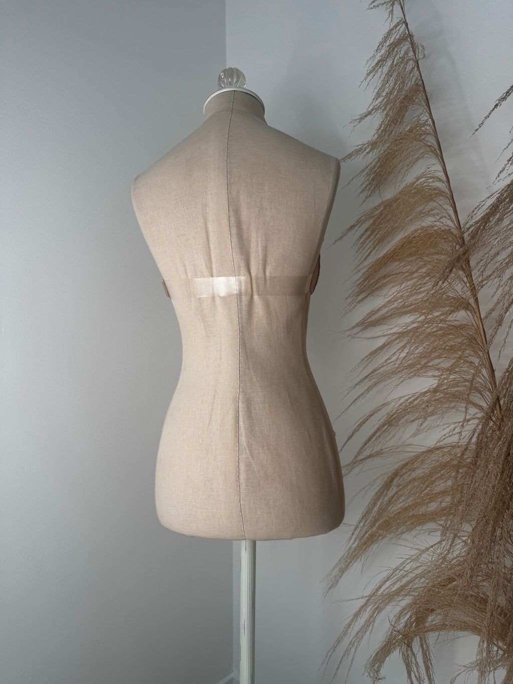 Nude Clear Straps Bra (34C)
