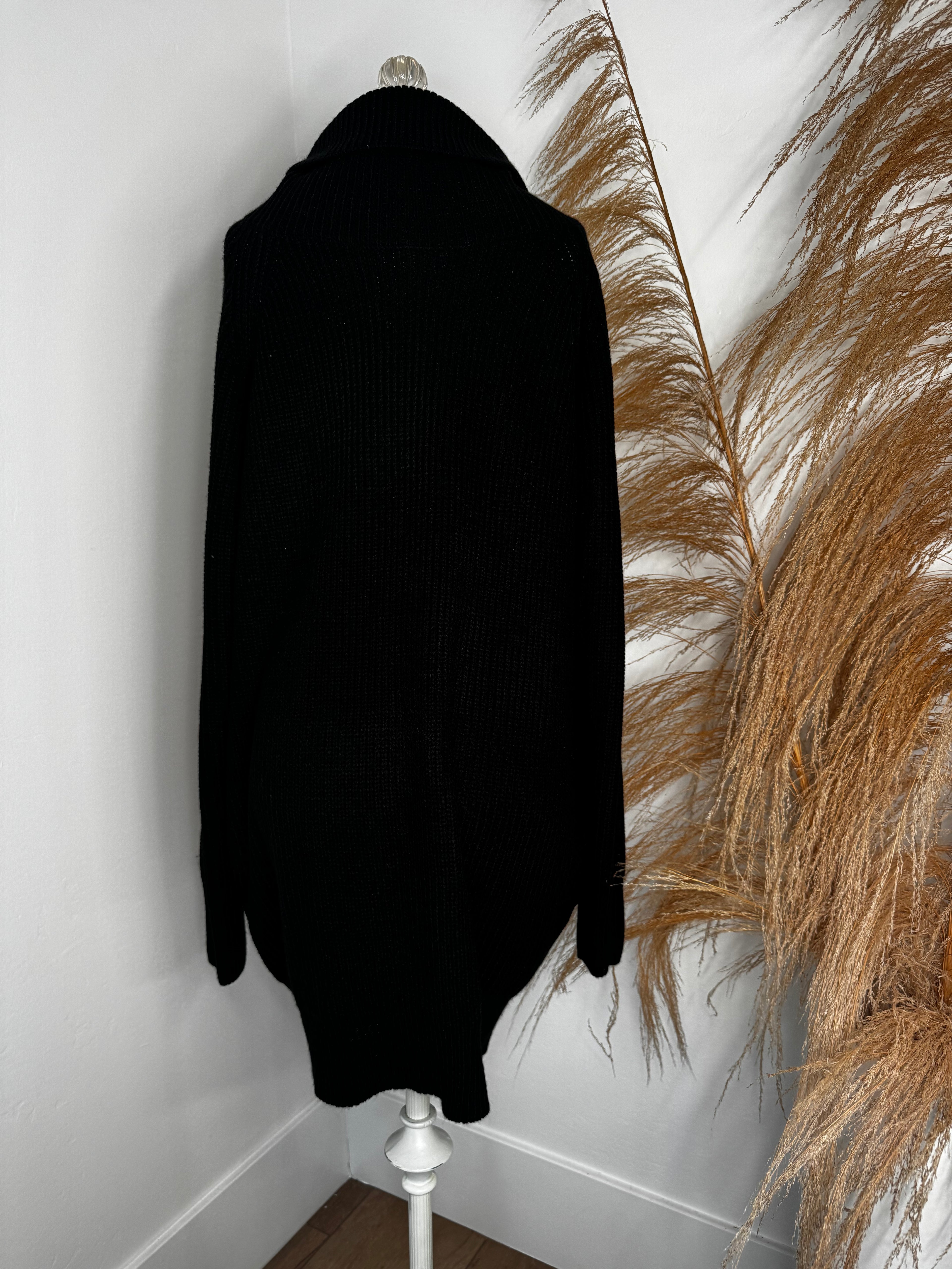 Black Turtleneck Sweater Dress