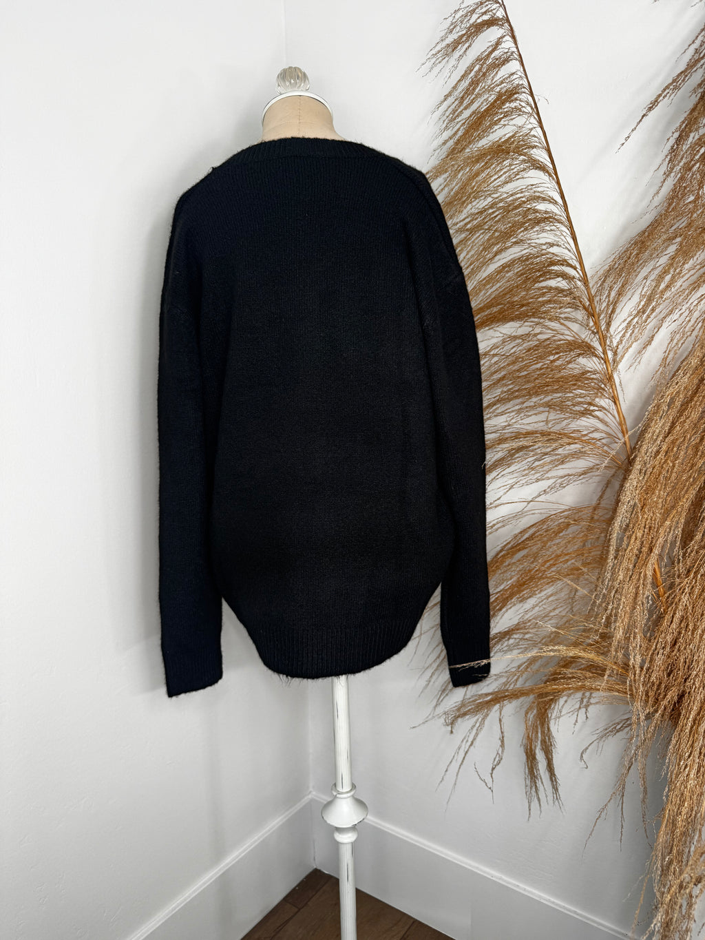 Oversized Black Sweater