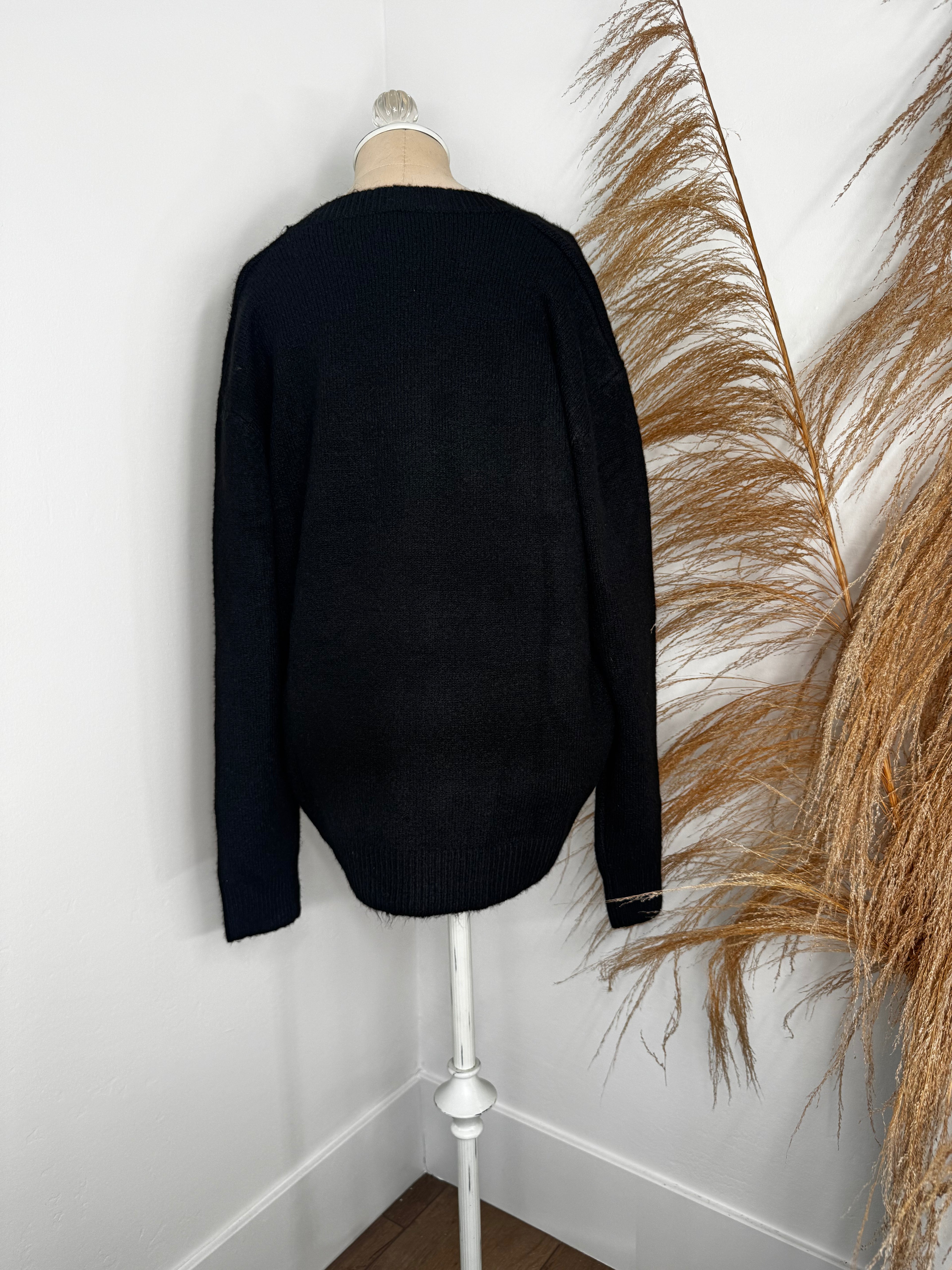 Oversized Black Sweater