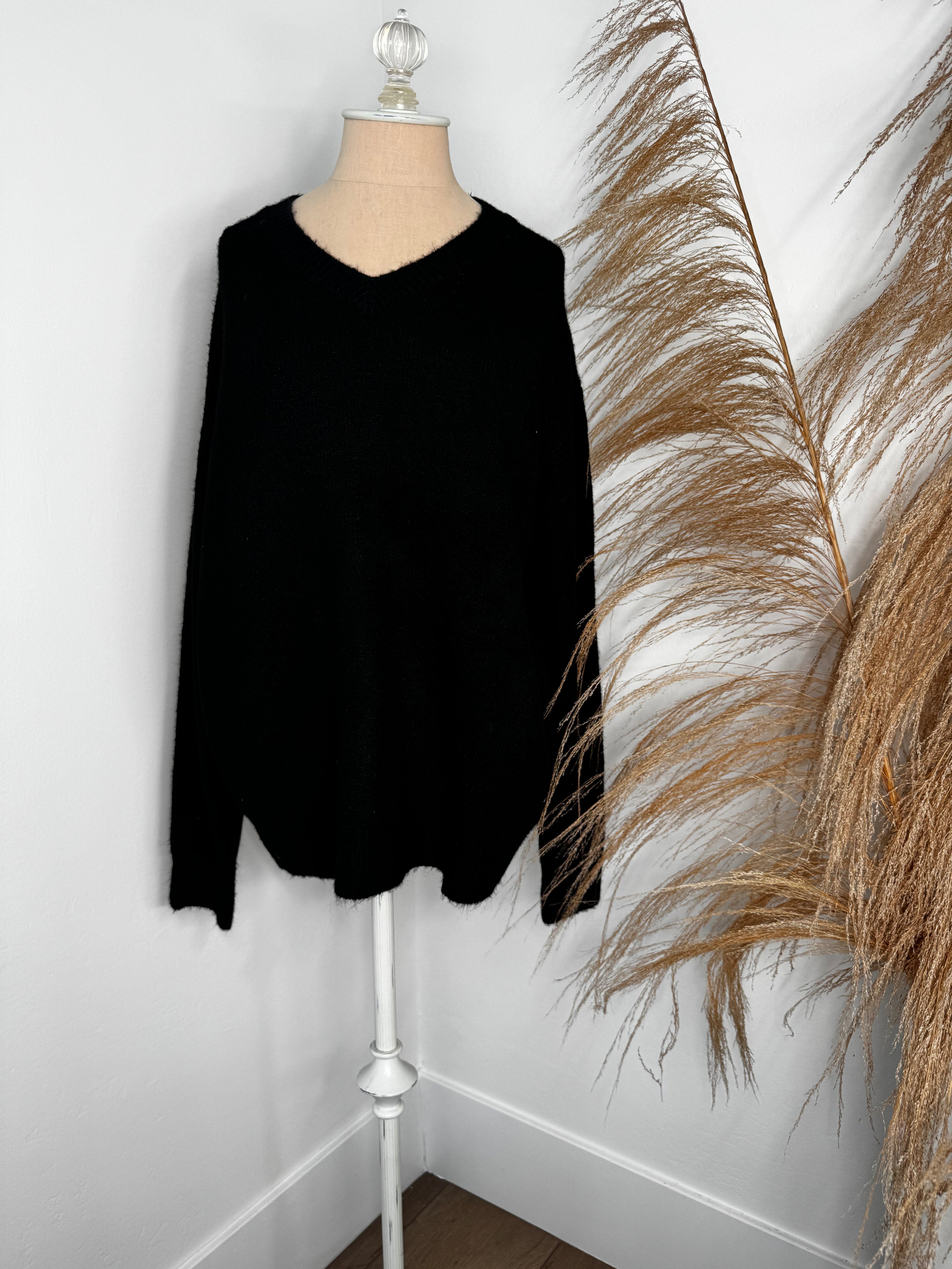 Oversized Black Sweater