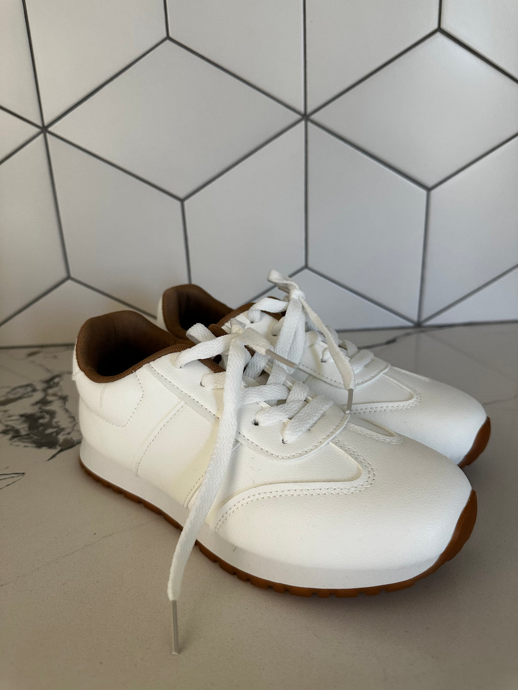 New White Sneakers (Size 7.5)