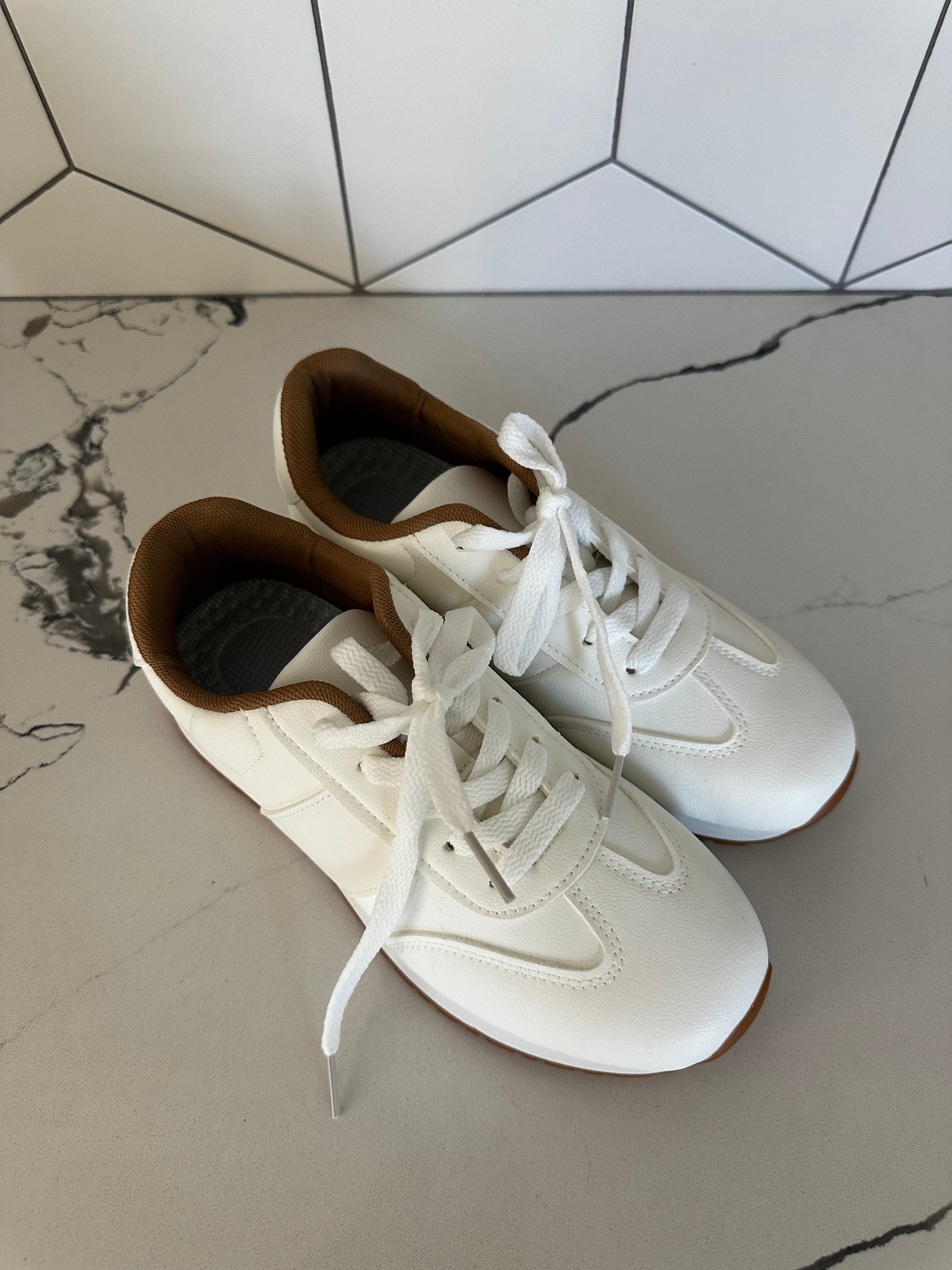 New White Sneakers (Size 7.5)