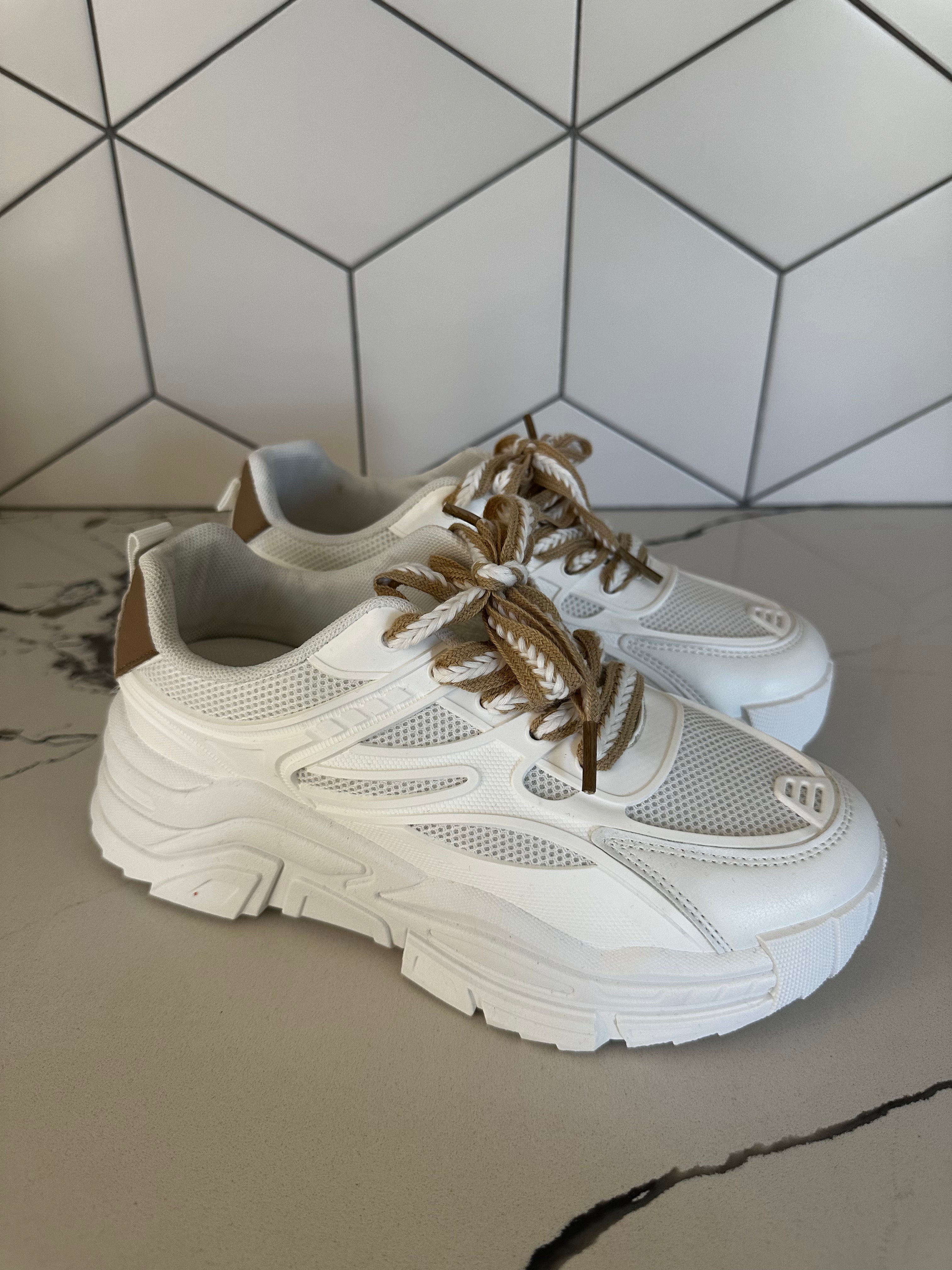 White Sneakers New (Size 7.5)