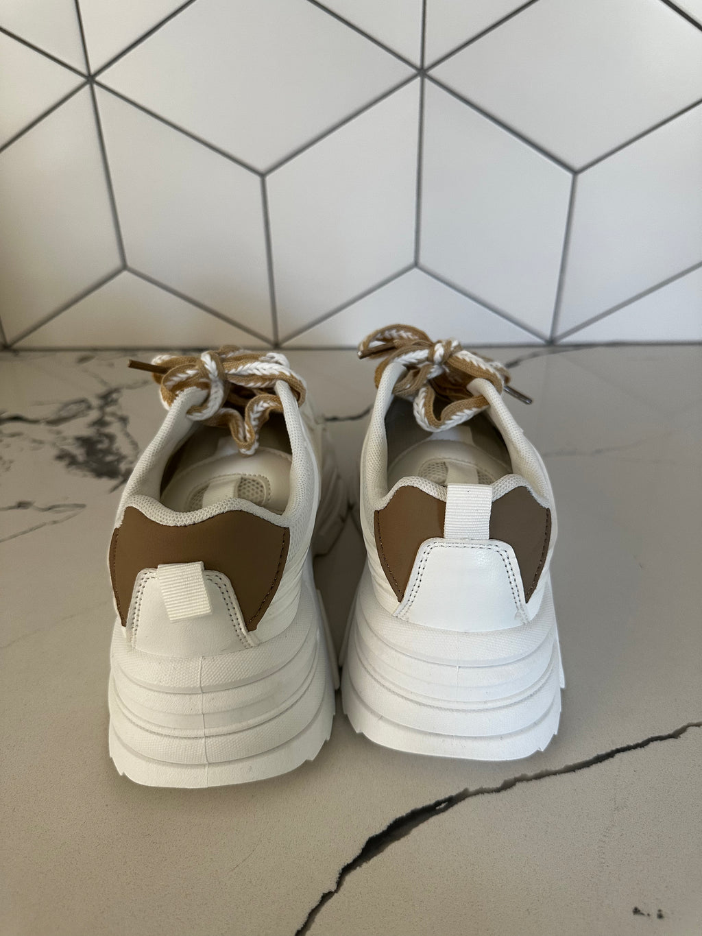 White Sneakers New (Size 7.5)