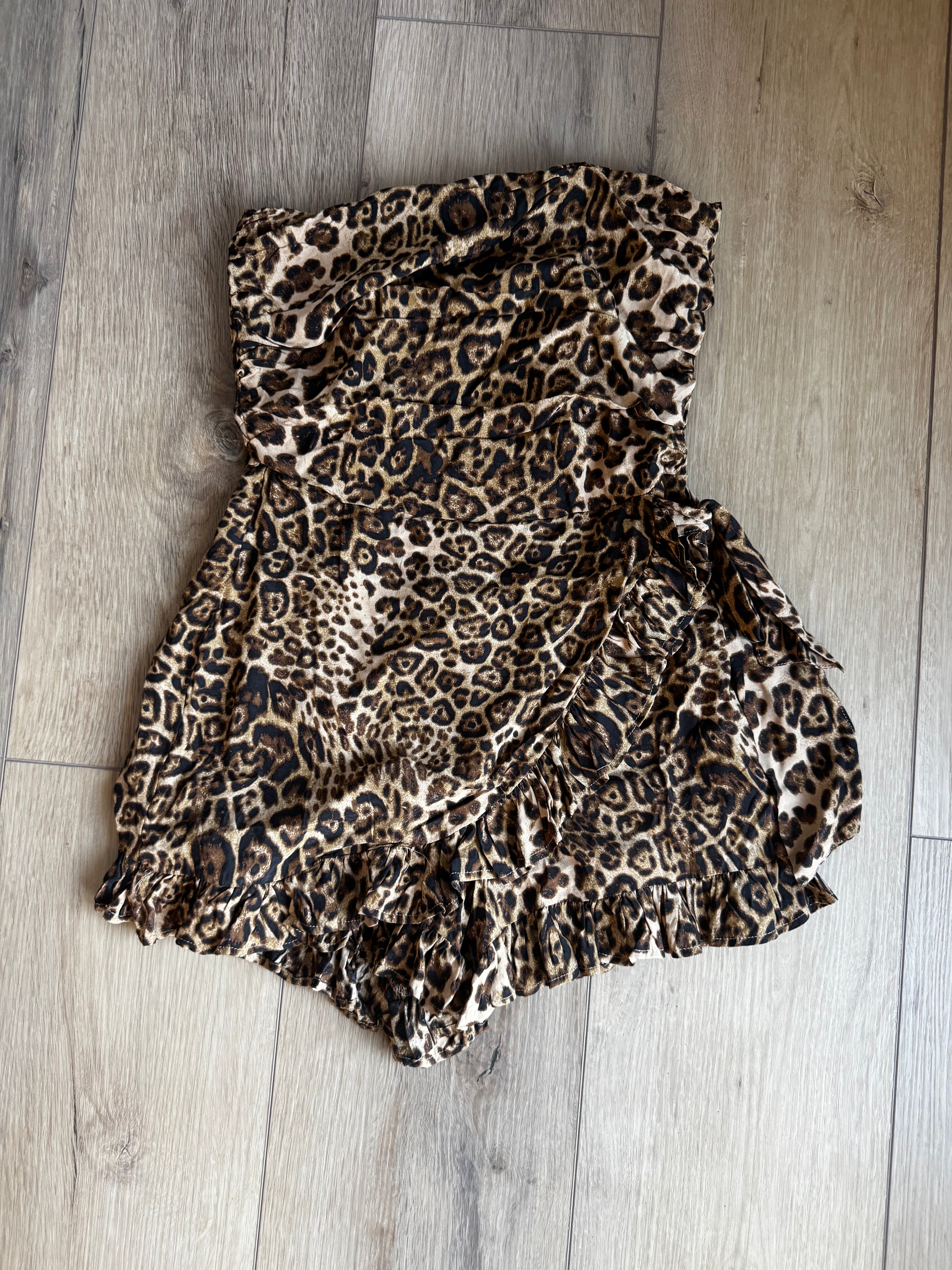 Leopard Print Romper