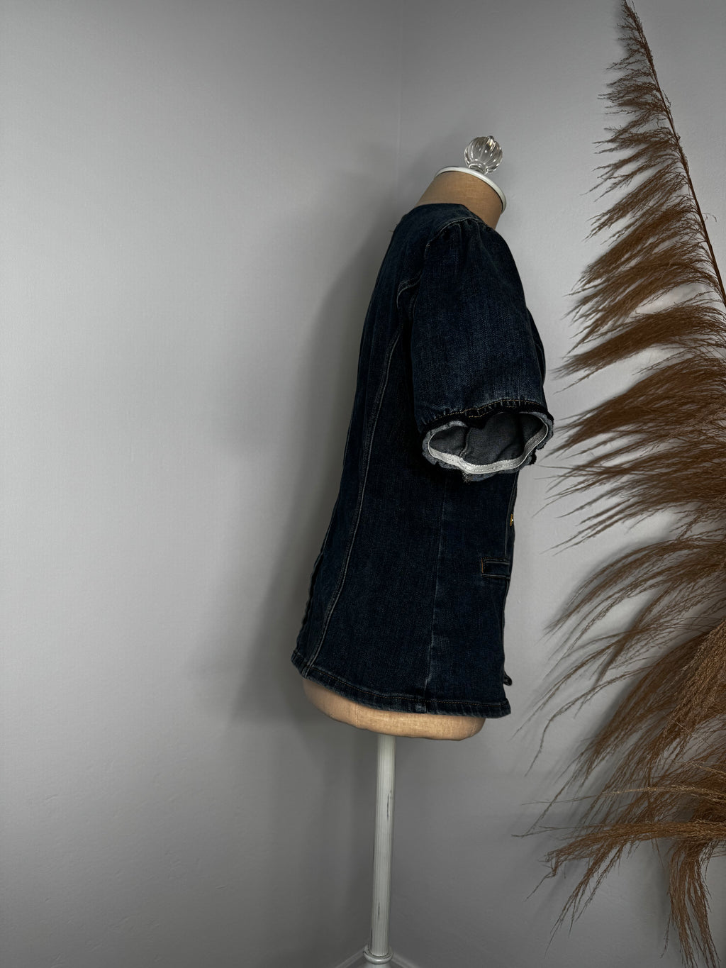 Denim Top and Short Set