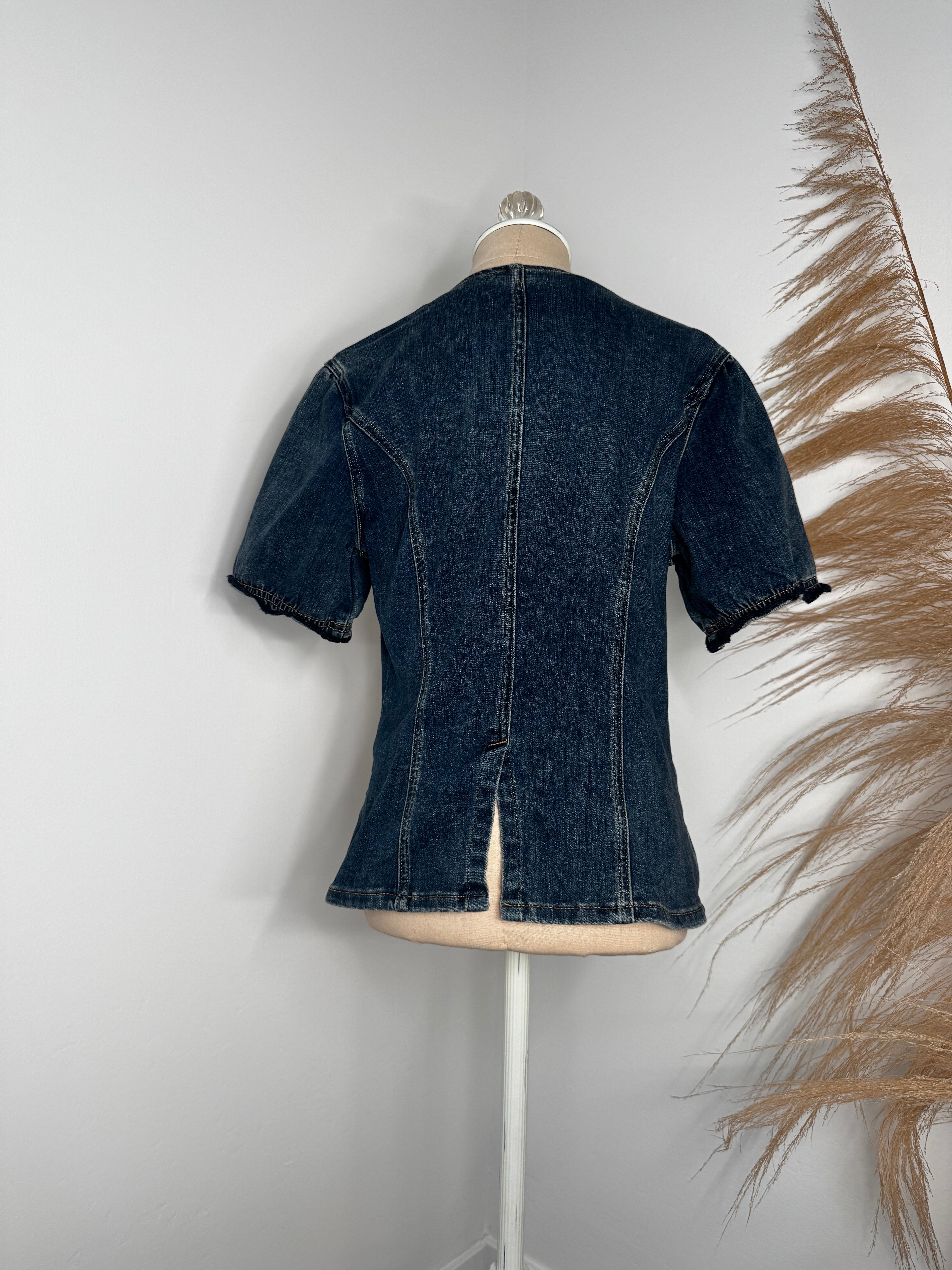 Denim Top and Short Set