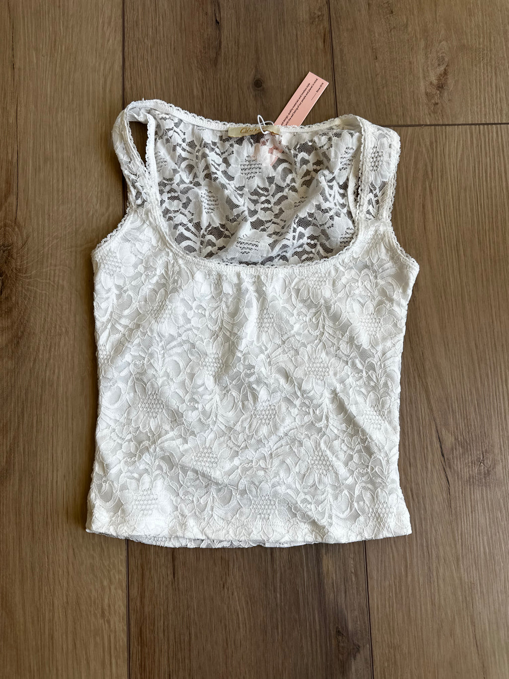 White Lace Top (Size Small)
