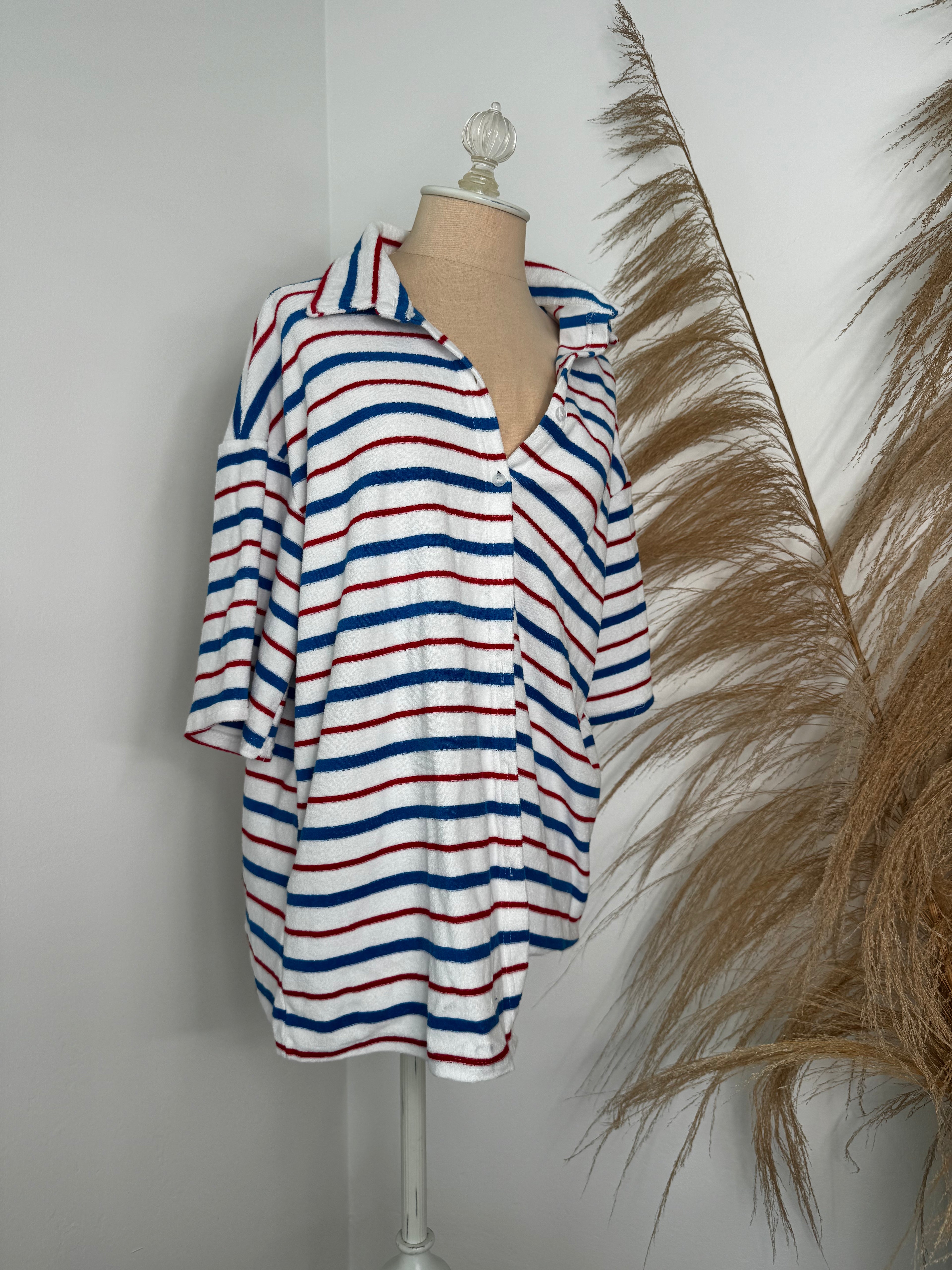 Red, White and Blue Short and Top Set