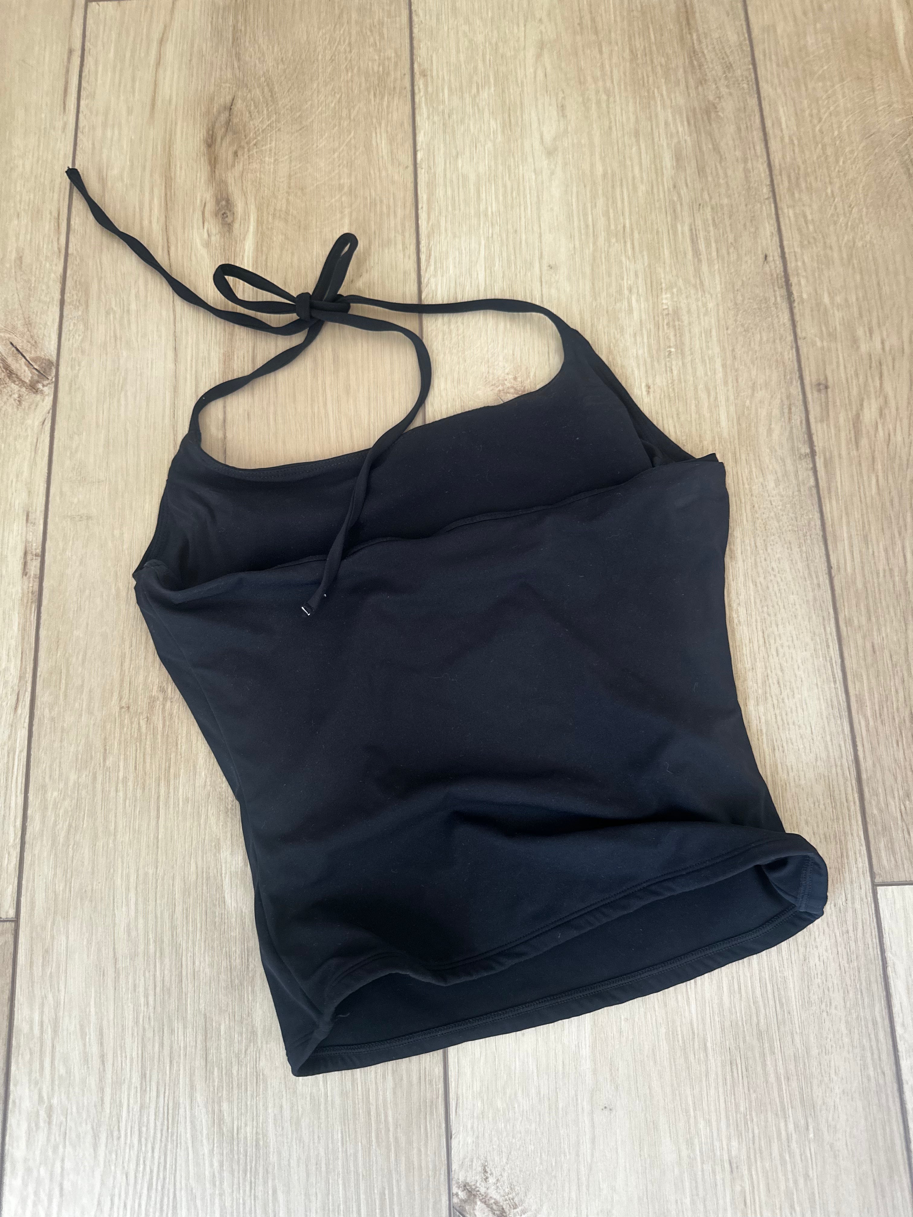 Black Halter Top (Size Small)