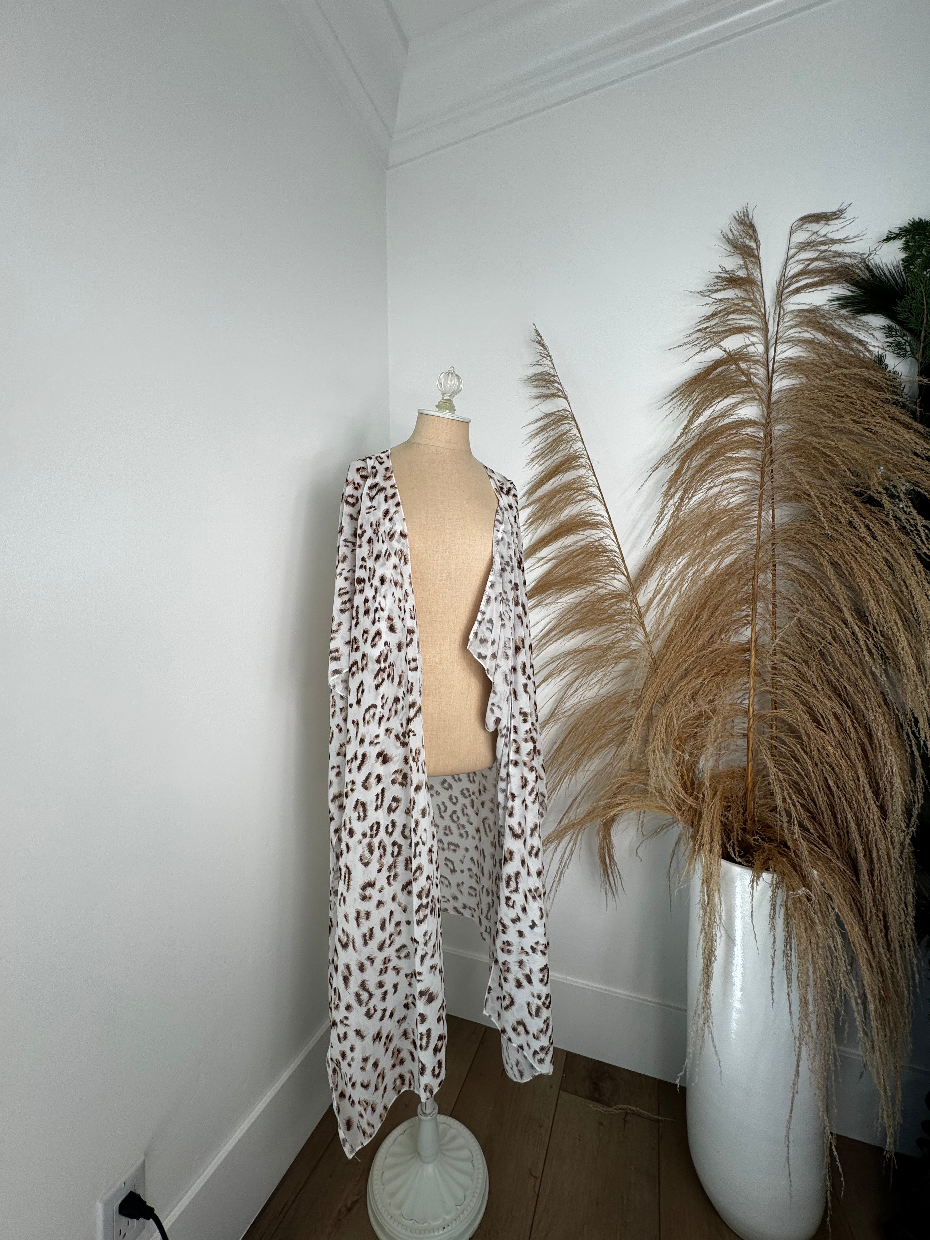 Light Leopard Print Cover Up