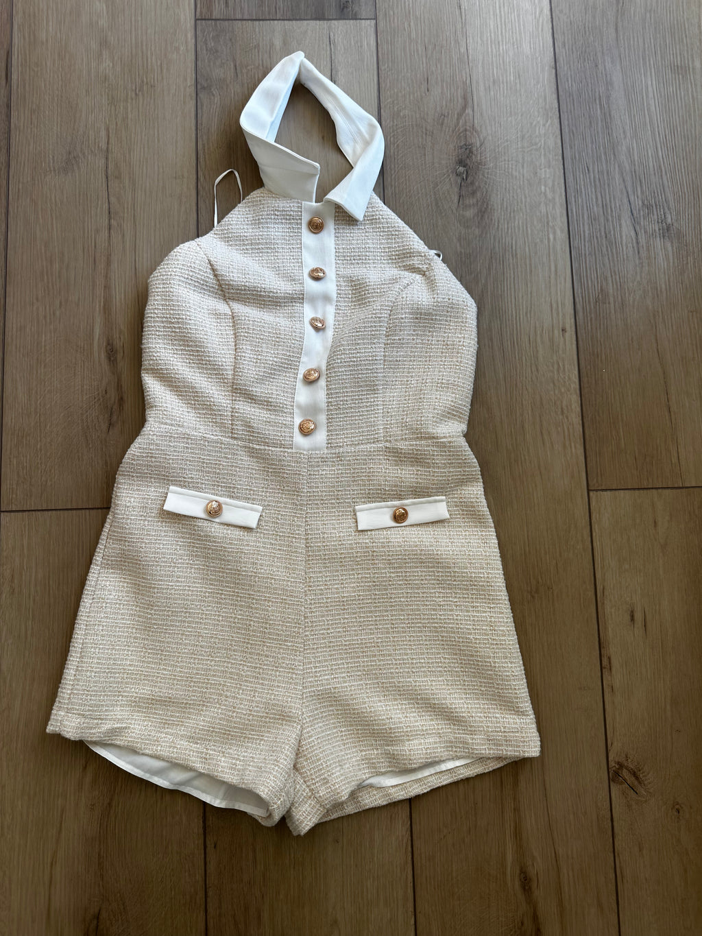 Halter Top Romper (Size Medium)