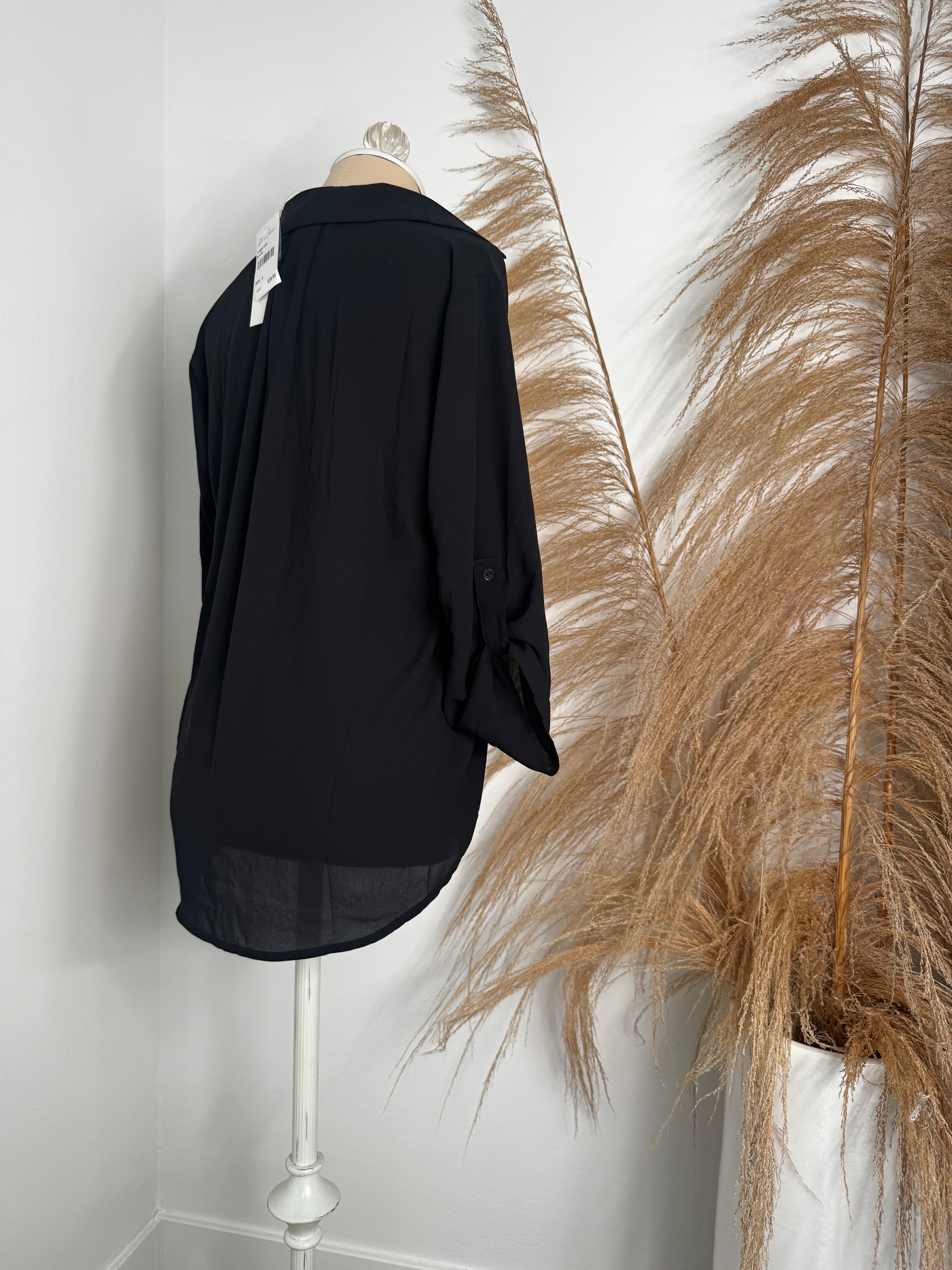 Sheer Black Blouse
