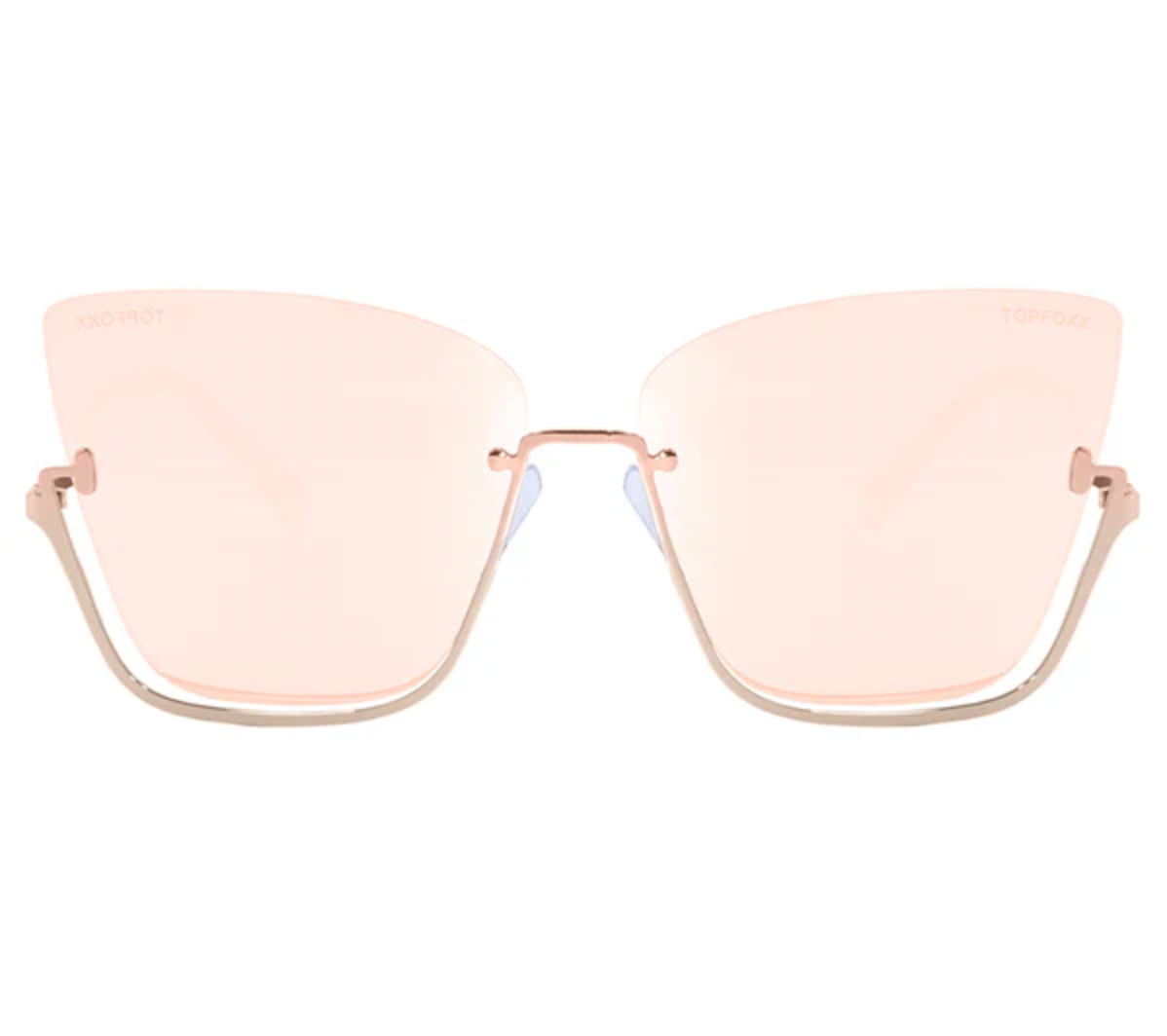 Vixen Rose Gold Sunglasses Topfoxx New