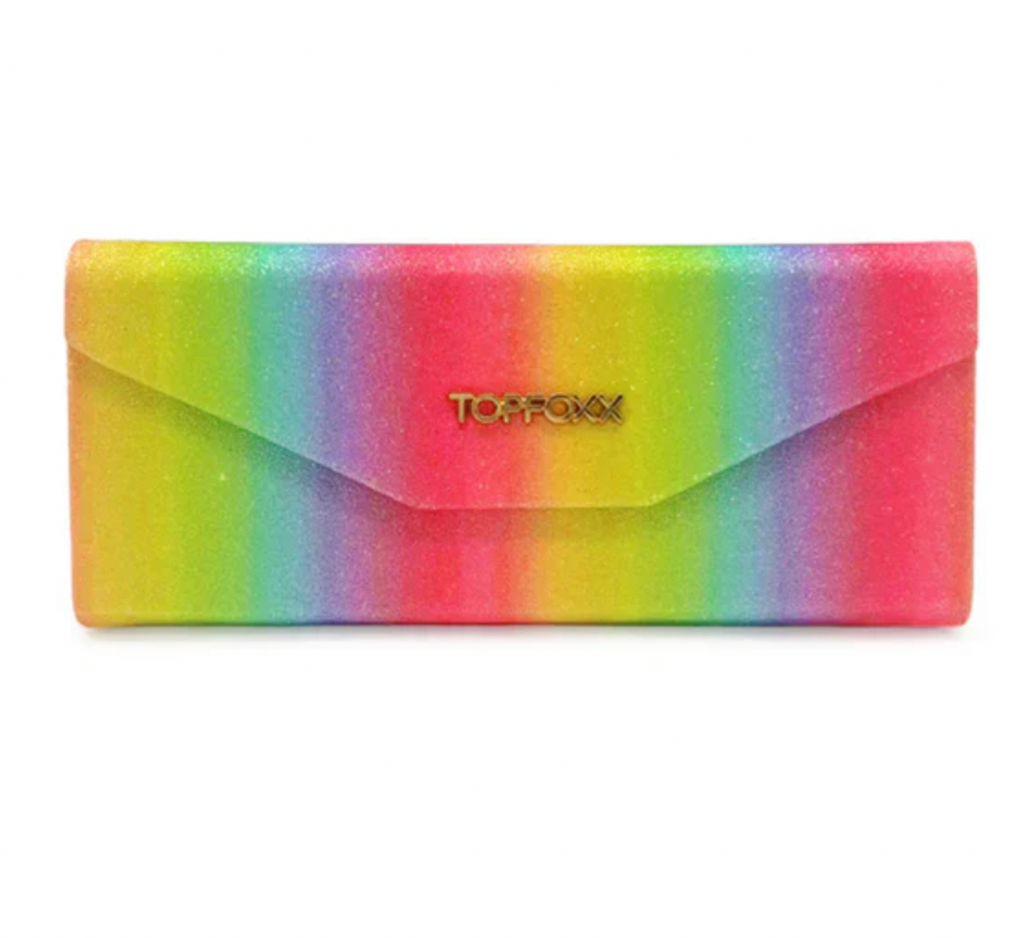 Rainbow Topfoxx sunglass case