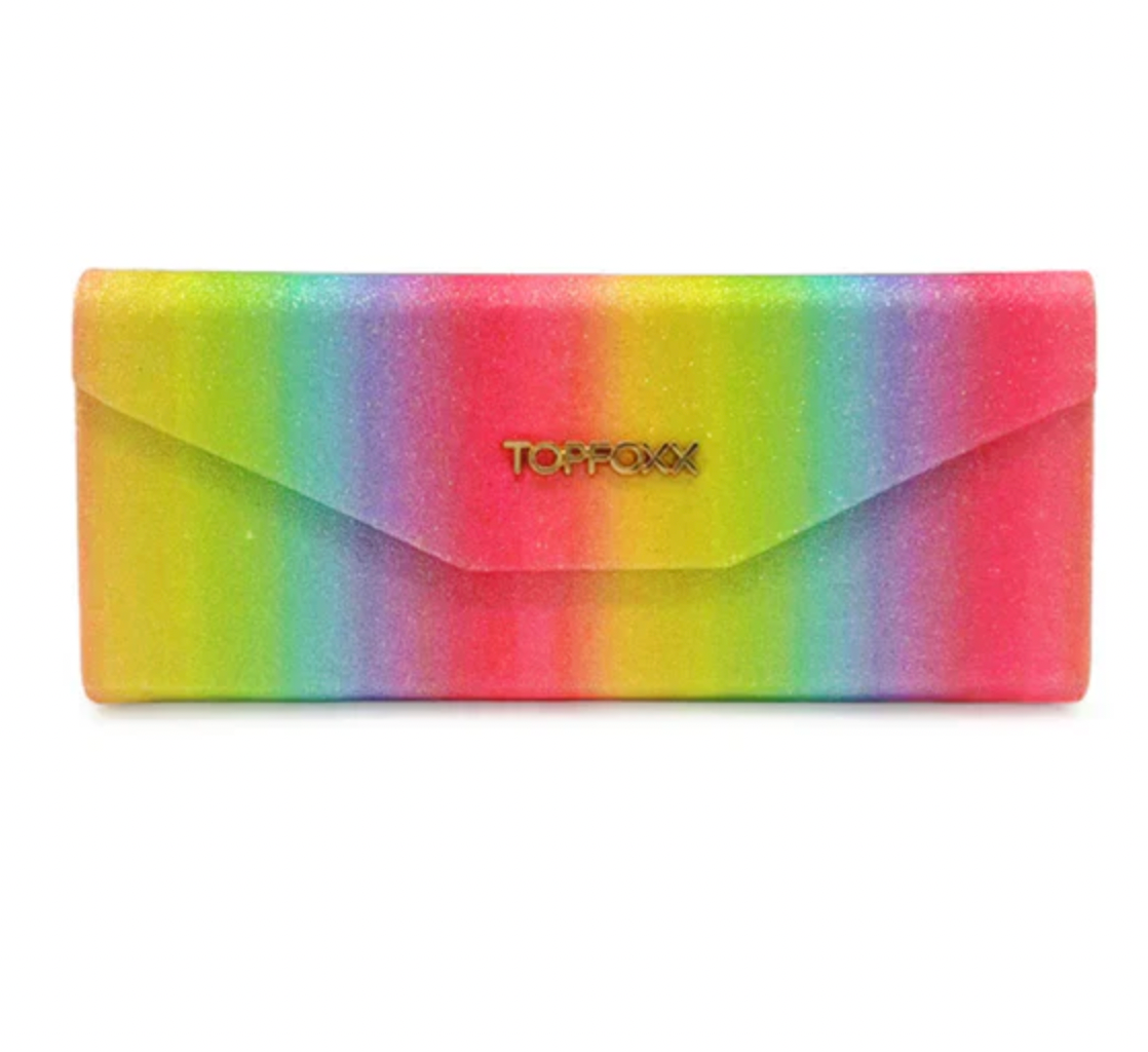 Rainbow Topfoxx sunglass case