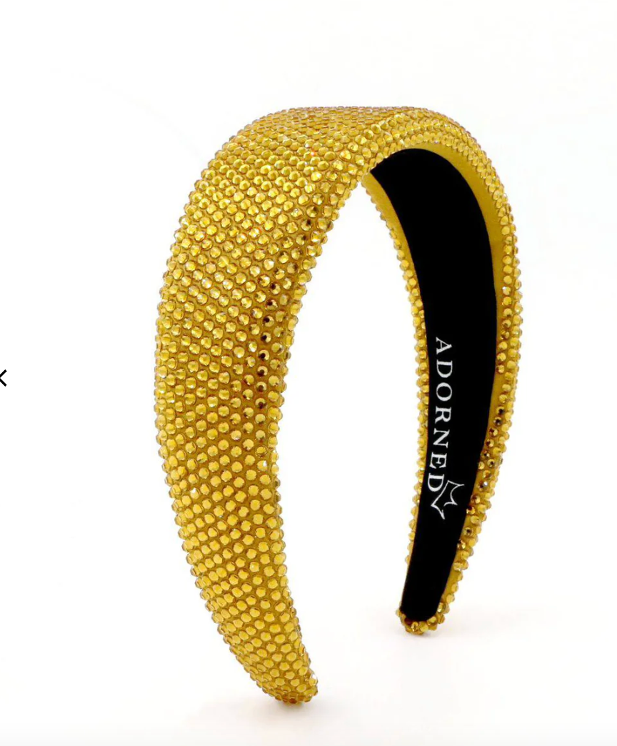 MIlan Rhinstone Headband Adorned