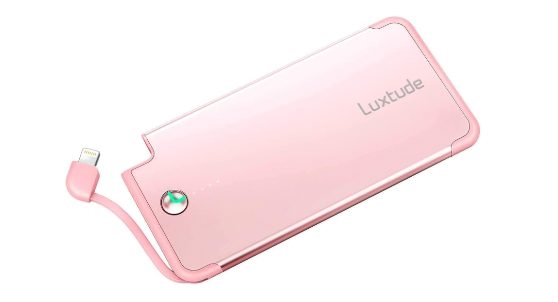 Used Luxetude Portable Charger Lightning Cable